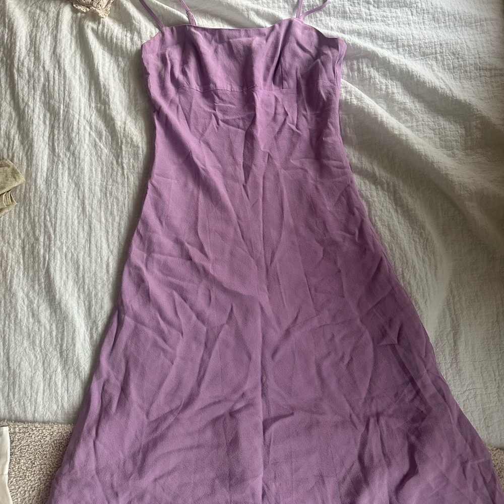 Elegant Lavender Aritzia Strap Dress